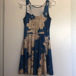 Black Milk Clothing Game of Thrones map dress